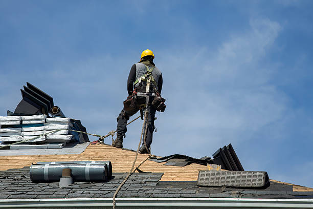 Professional Metal Roofing technician working in Limerick, ME